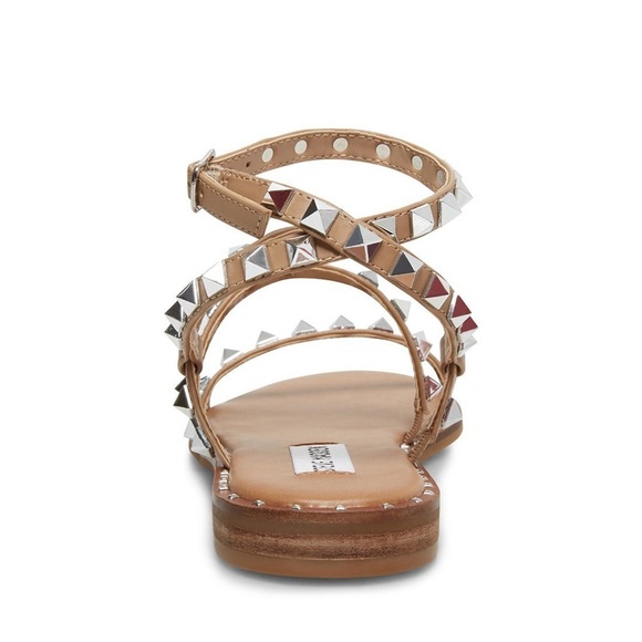 STEVE MADDEN Women's Travel Rock Stud Flat Sandals size 8 - Picture 4 of 12
